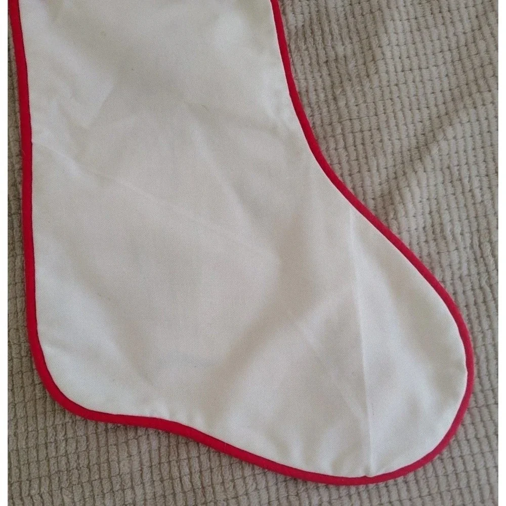 House Of‎ Hatten Vintage Christmas Stocking Boy With Holly